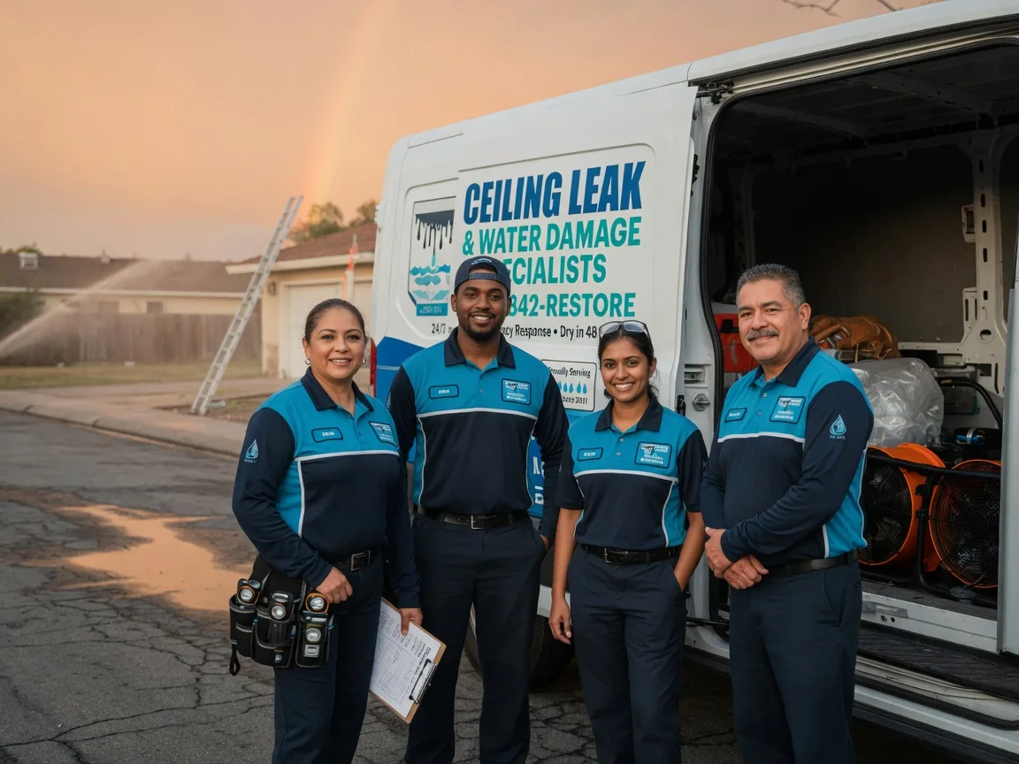 Ceiling Leak Cleanup company in Harrisonville, PA